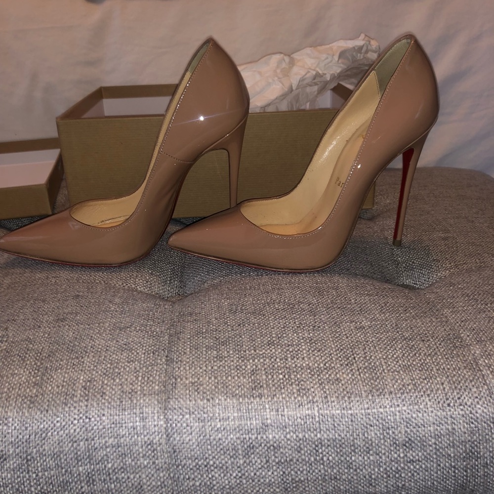 Christian louboutin so Kate 120 nude size 36